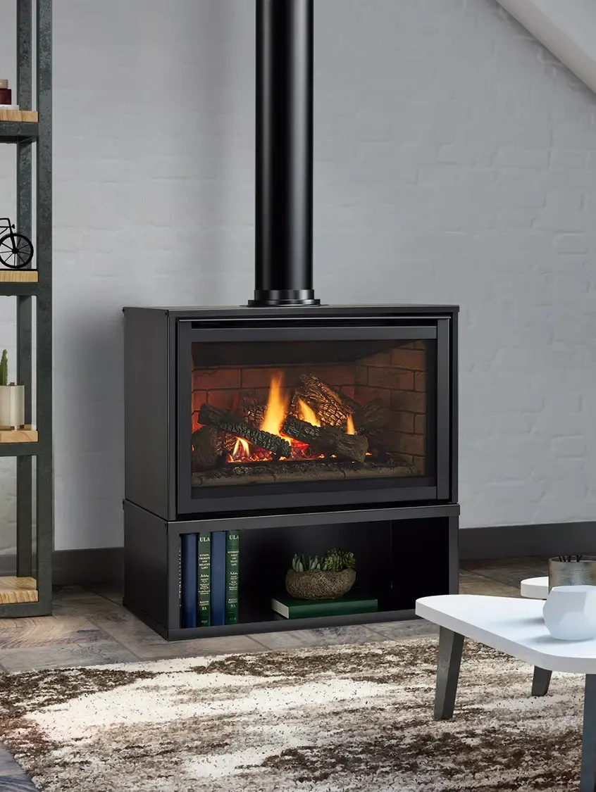 Trilliant Freestanding Gas Fireplace