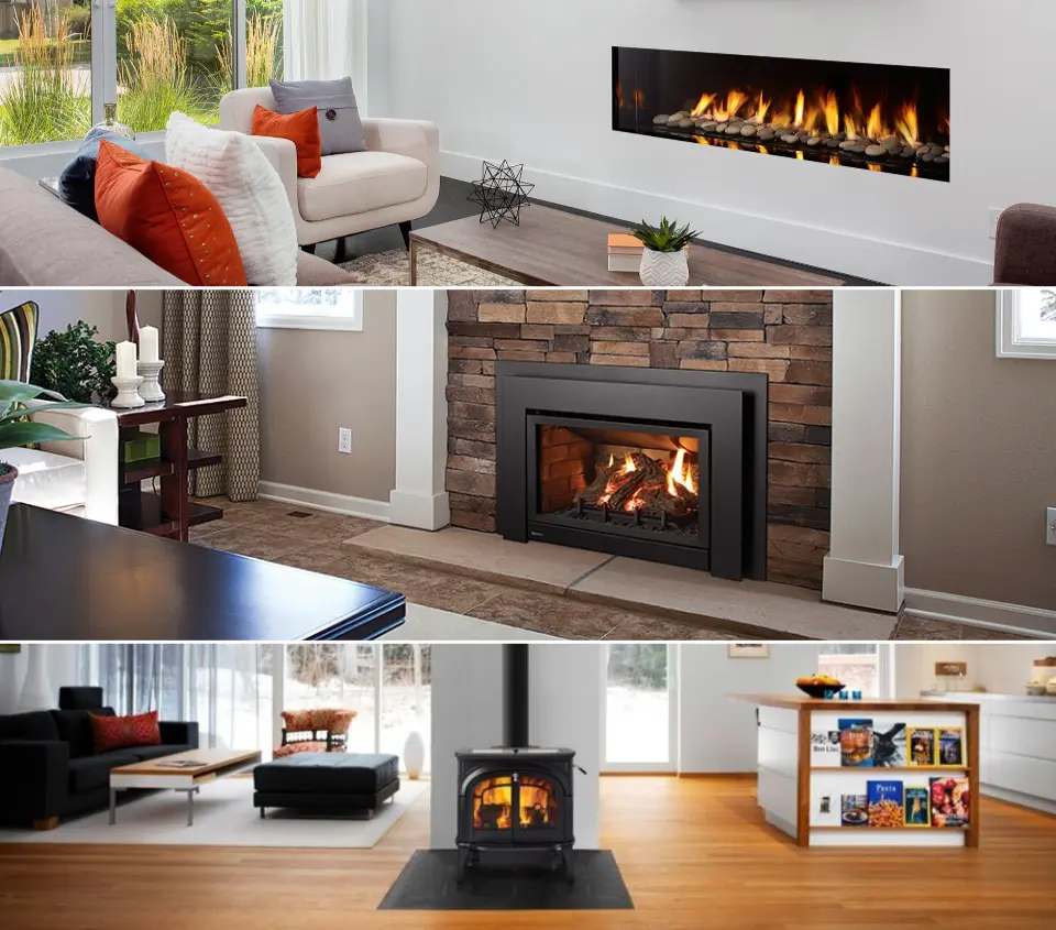 What’s the Difference Between a Fireplace, an Insert & a Stove?